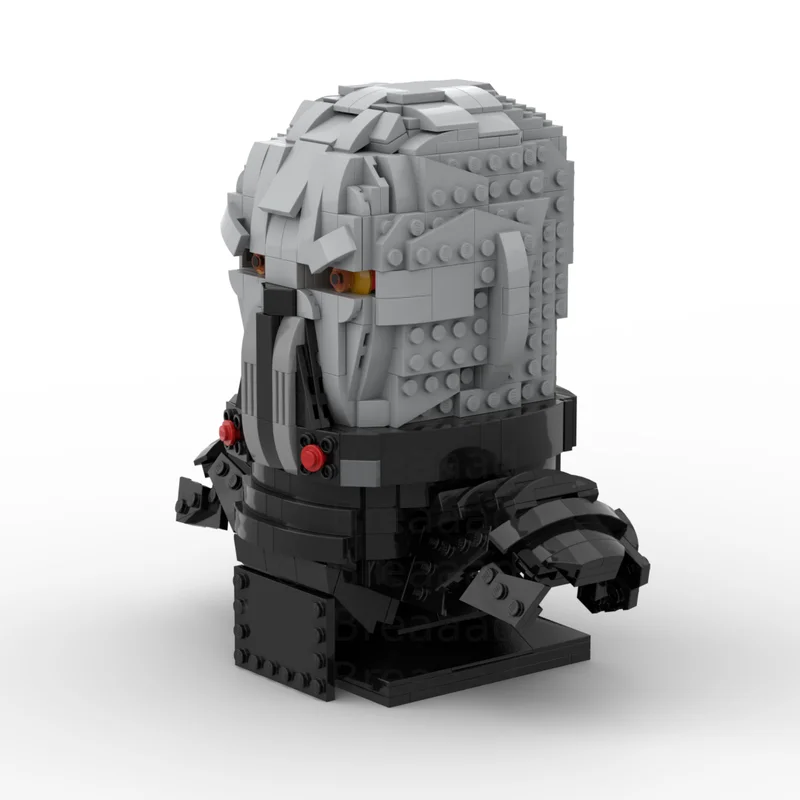 

734pcs MOC Darth Malgus Helmet DIY Model Building Blocks Birthday Toys Gift for Sith Lords