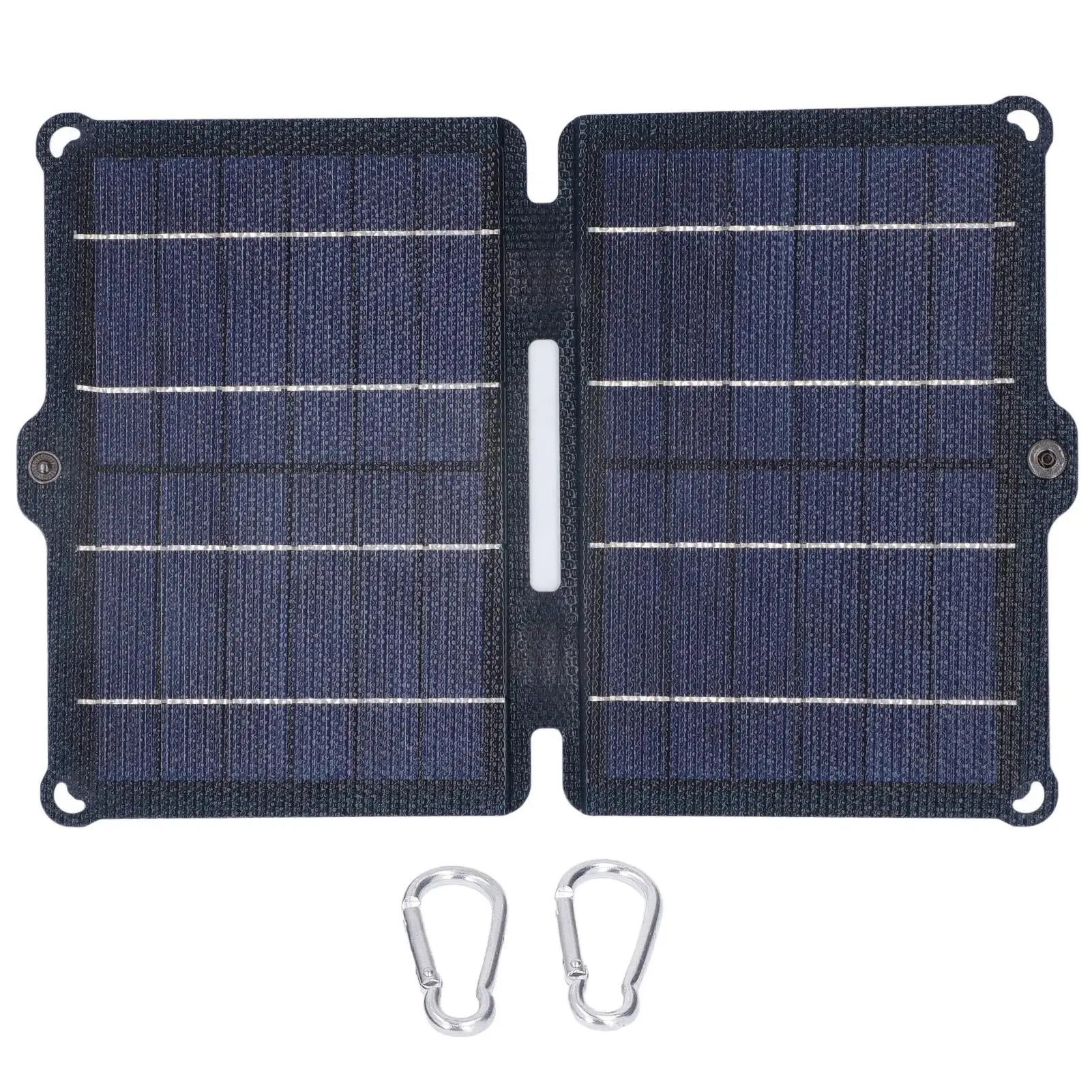 

Folding Solar Panel Charger 8W Dual USB Output Portable Power Supply for camping and Outdoor Activities