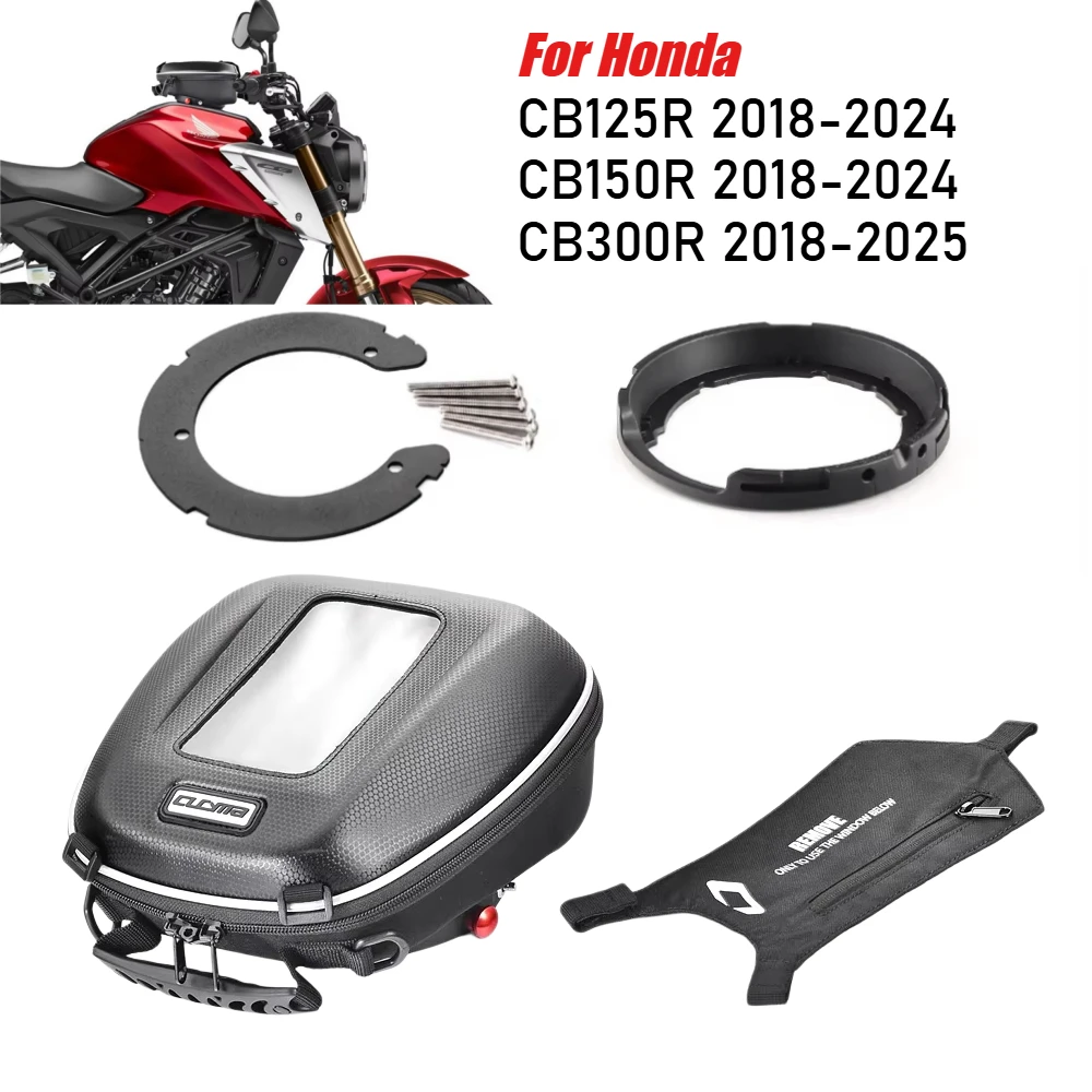For Honda CB125R CB300R CB150R CB 125 150 300 R Motorcycle Tank Bag Waterproof Backpack Quick Lock Fuel Luggage Carrie Top Case