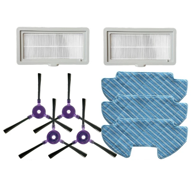 X17A 2025 NEW-2Set مرشحات الفرشاة الرئيسية فرشاة جانبية ممسحة القماش عدة لسامسونج Powerbot-E VR05R5050WK الروبوتية