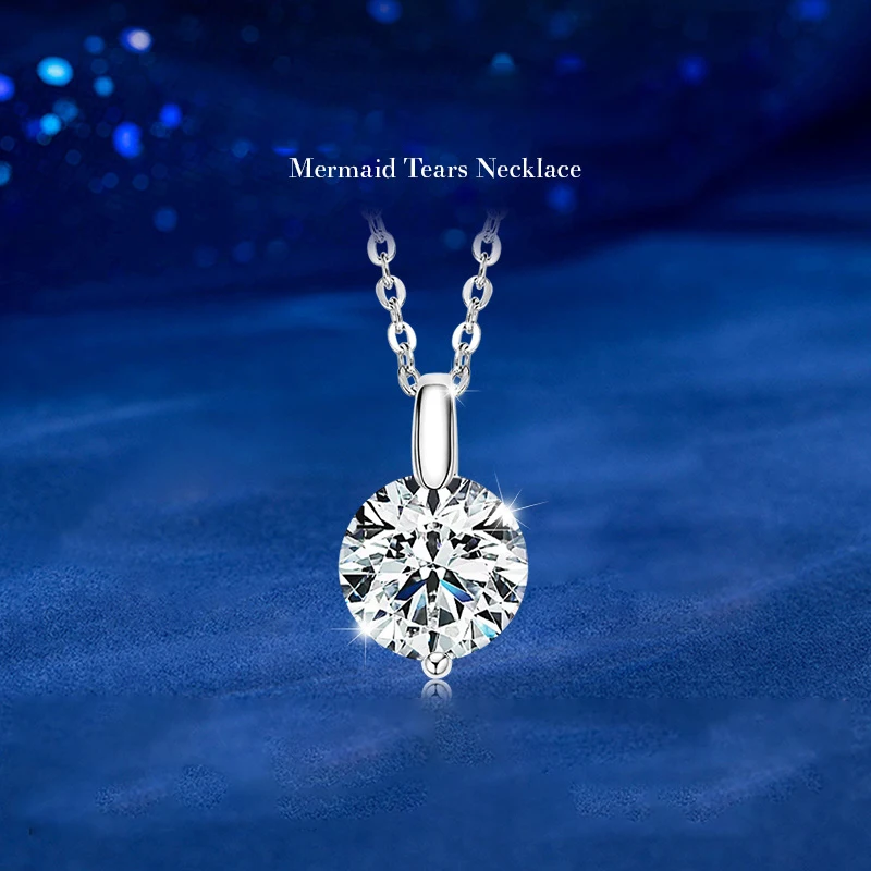 

Ожерелье из стерлингового серебра 925 пробы с муассанитом и клевером, сертифицированное GRA, ожерелье из стерлингового серебра 925 пробы с покрытием 18 карат для женщин, изящный подарок