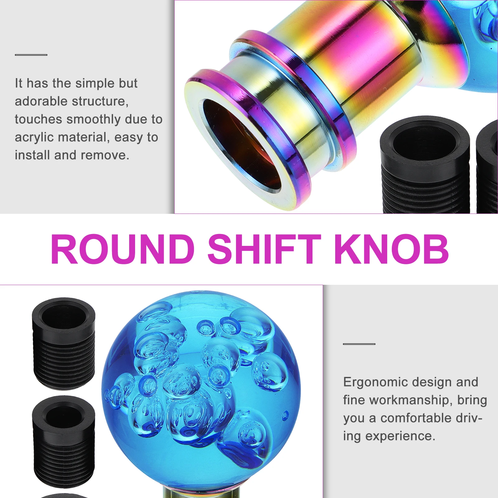 

car acrylic knob crystal knob knob adapter knob decor