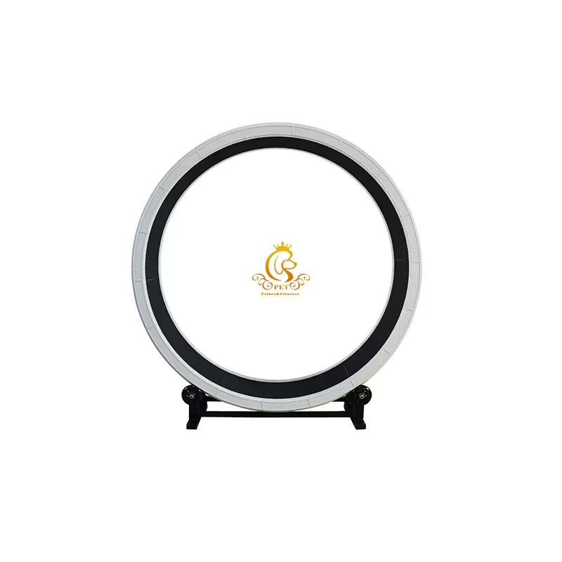 PET Unique Design Low Noise Firm Base Silicone Waterproof Cat Running Wheel Treadmill Toy