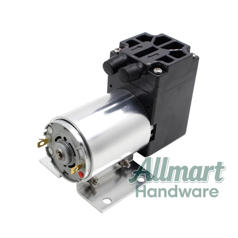 

DC 12V vacuum suction pump 65kpa high negative pressure suction film pump with bracket mini air compressor