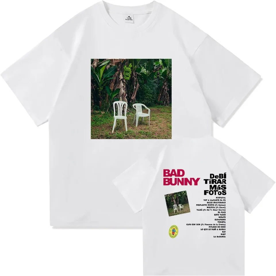 Bad Bunny DTMF 2026 World Tour T-Shirt Women Men Casual Cotton