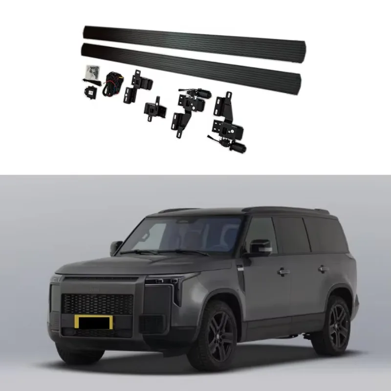 

Для ROX01 JISHI01 с черным порошковым покрытием, 100% водонепроницаемые Tom Auto, автоматические электрические подножки Power Step, педаль боковых ступеней