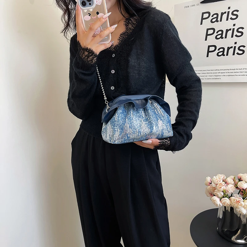 

Classic Elegant Women Leather Shoulder Bag Crossbody Bag For Fashionable Ladies Vintage Tote Designer Paris