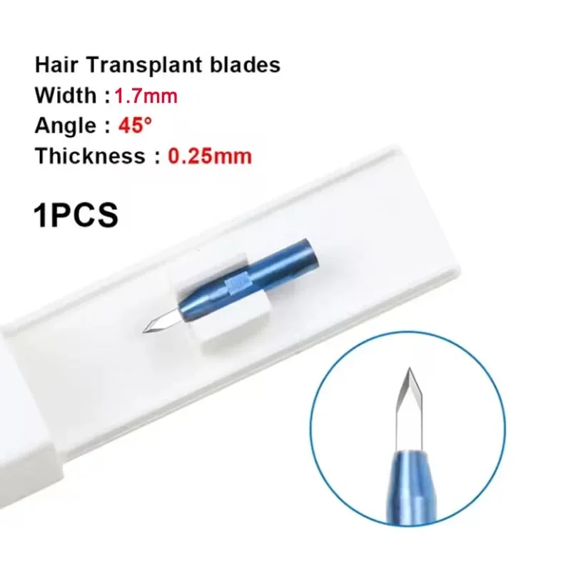 Sapphire Blade Haartransplantatie Implanter Pen Dubbele rand Sapphire Hair Implant Blade Haarsupplement