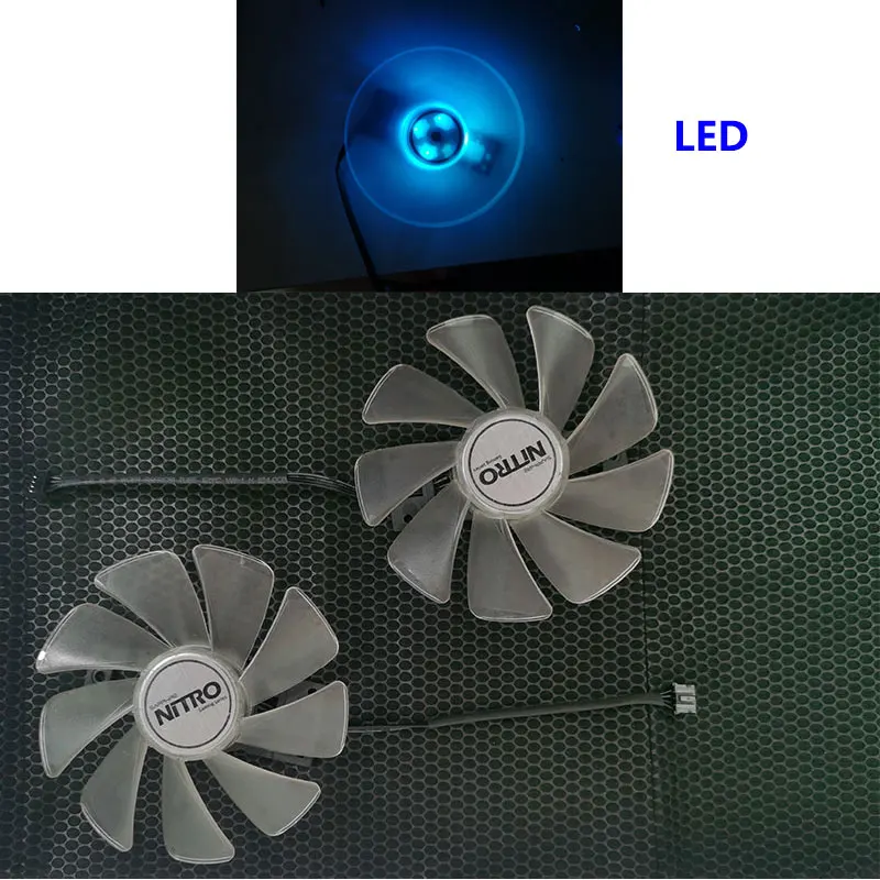 Sapphire 100MM GAA8B2U GAA8S2U 4PIN R9 380 380X Vídeo Ventilador Sapphire R9 380 380X 2g4G D5 Placa gráfica Ventilador VGA