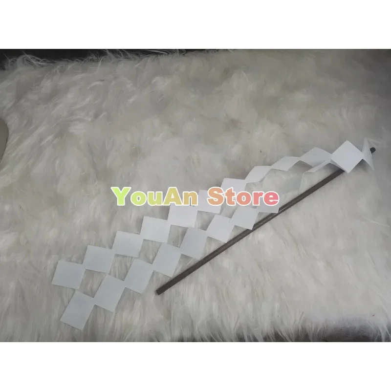 Touhou Project Reimu Hakurei Cosplay Stick Wand HEISOKU GOHEI accesorio Prop 50CM