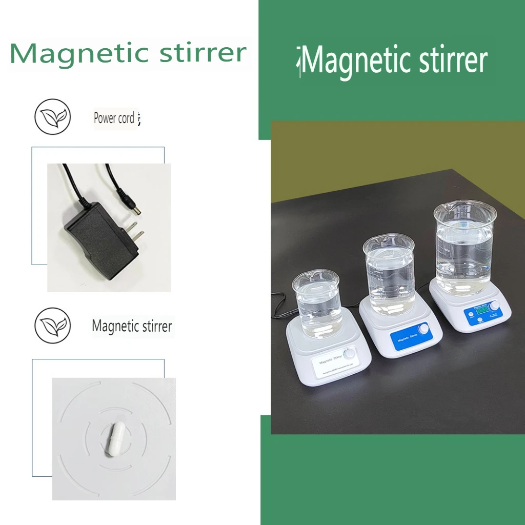 Mini magnetic stirrer 3000ml digital display timing digital laboratory mixer magnetic stirrer vortex equipment