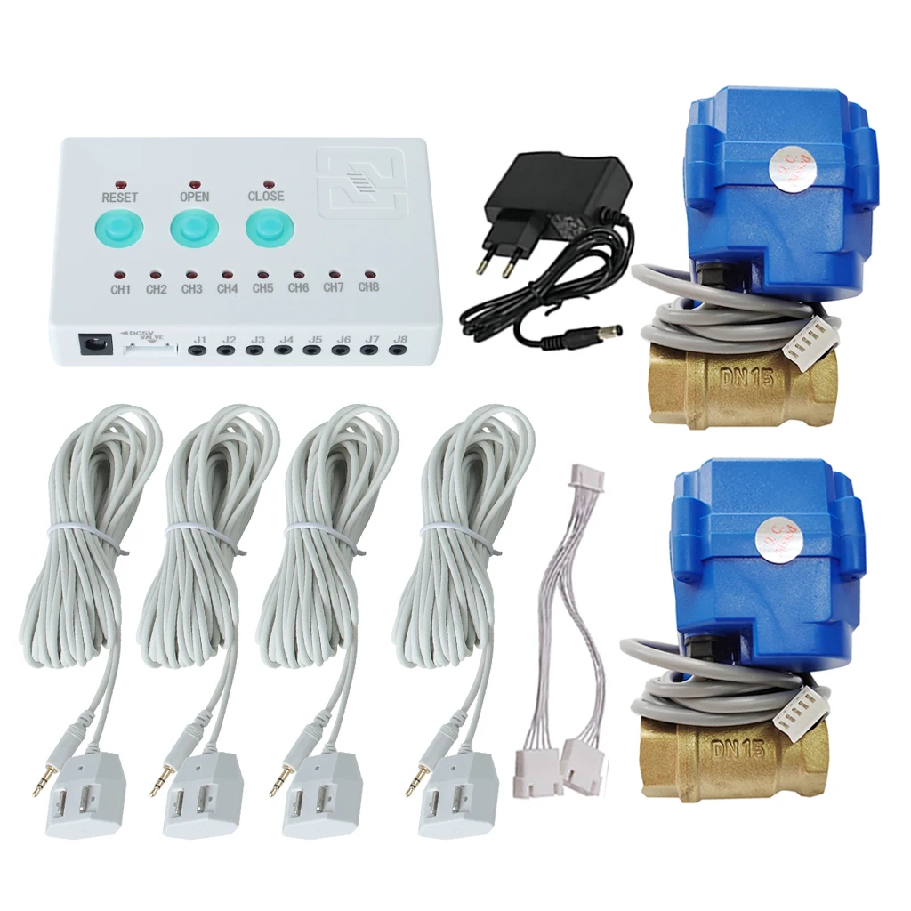 home security water leakage protection system detecting home leaks with DN15 (1/2\