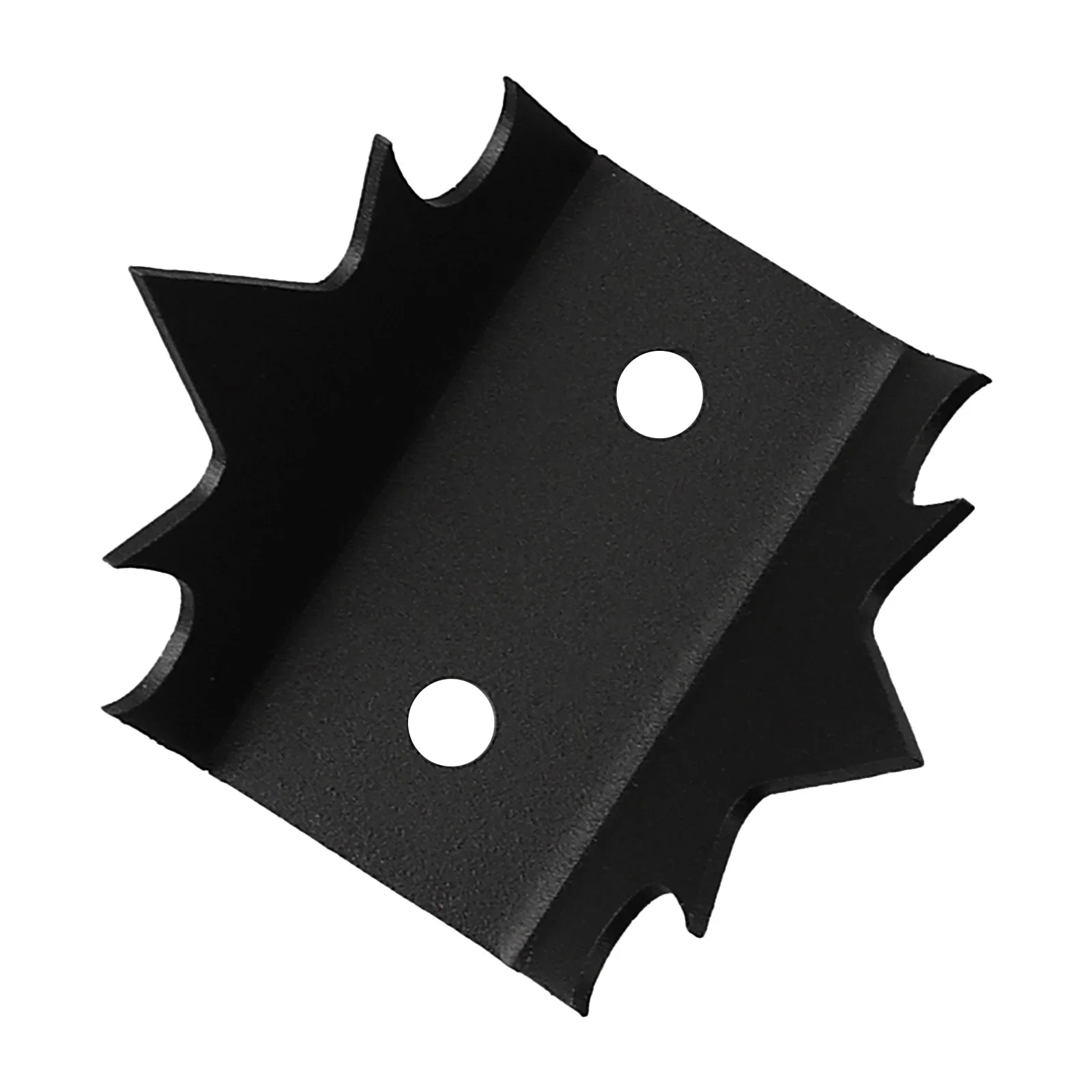 12Pcs Anti Climb Fence Wall Spikes Metal Security Deterrent With Screws For Garden Perimeter Protection Black Finish