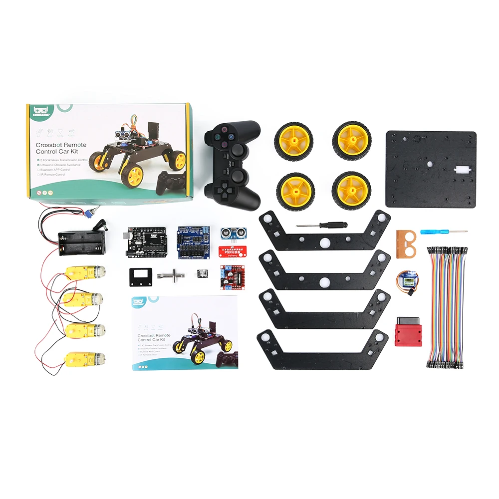 KUONGSHUN Project Smart Robot Car Kit Intelligent and Educational Toy Car Robotic Kit Learner DIY Kit for Arduino uno