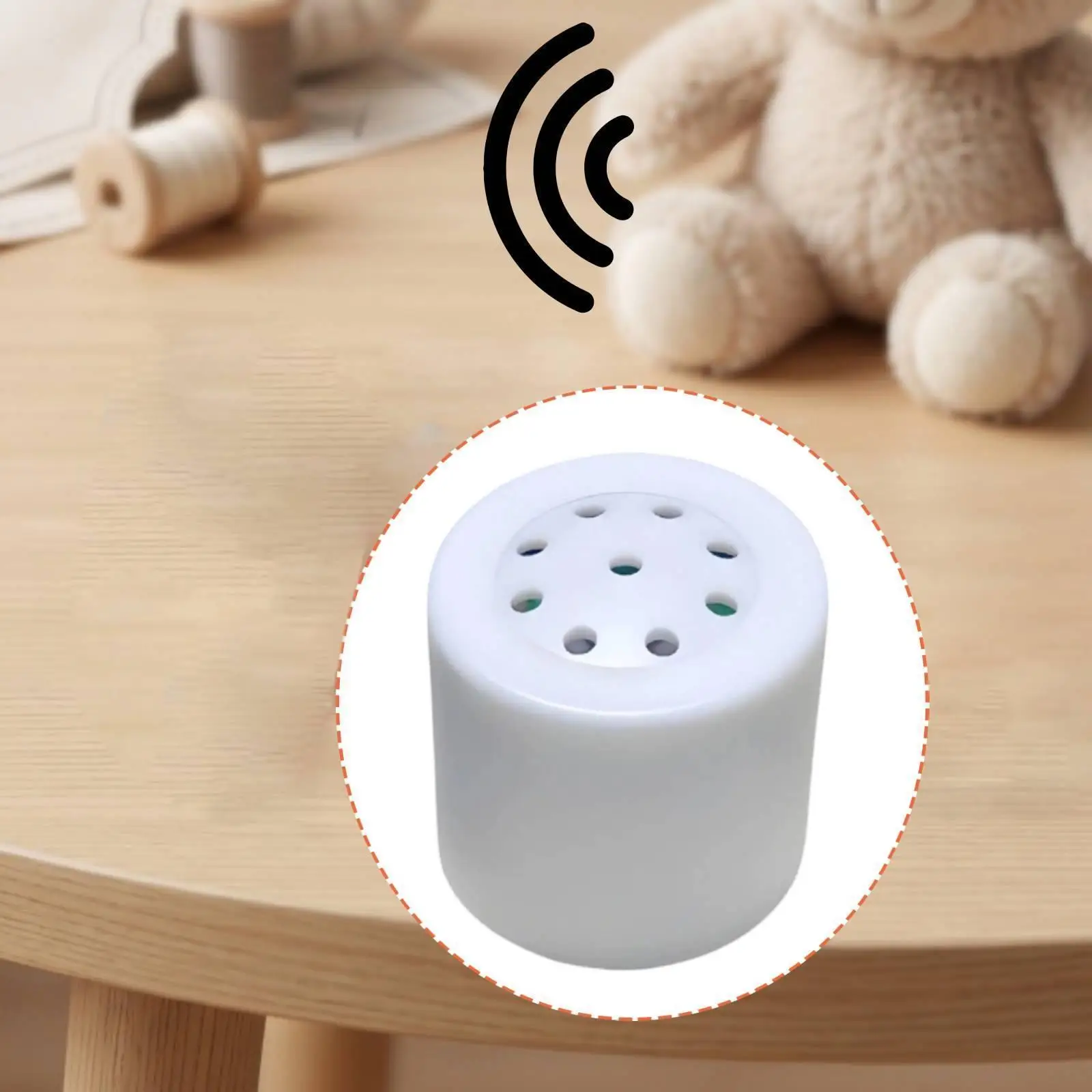 Sound Box Prop Versatile Compact Stuffed Animal Accessory Plush Toy Press Voice Box for Patio Hotel Living Room