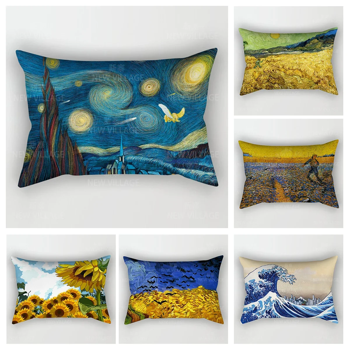 Doppelseitiger bunter Kissenbezug mit Herbstmuster, eleganter Kunstdruck-Kissenbezug, luxuriöser Kissenbezug für Wohnzimmer, Sofa, Heimdekoration