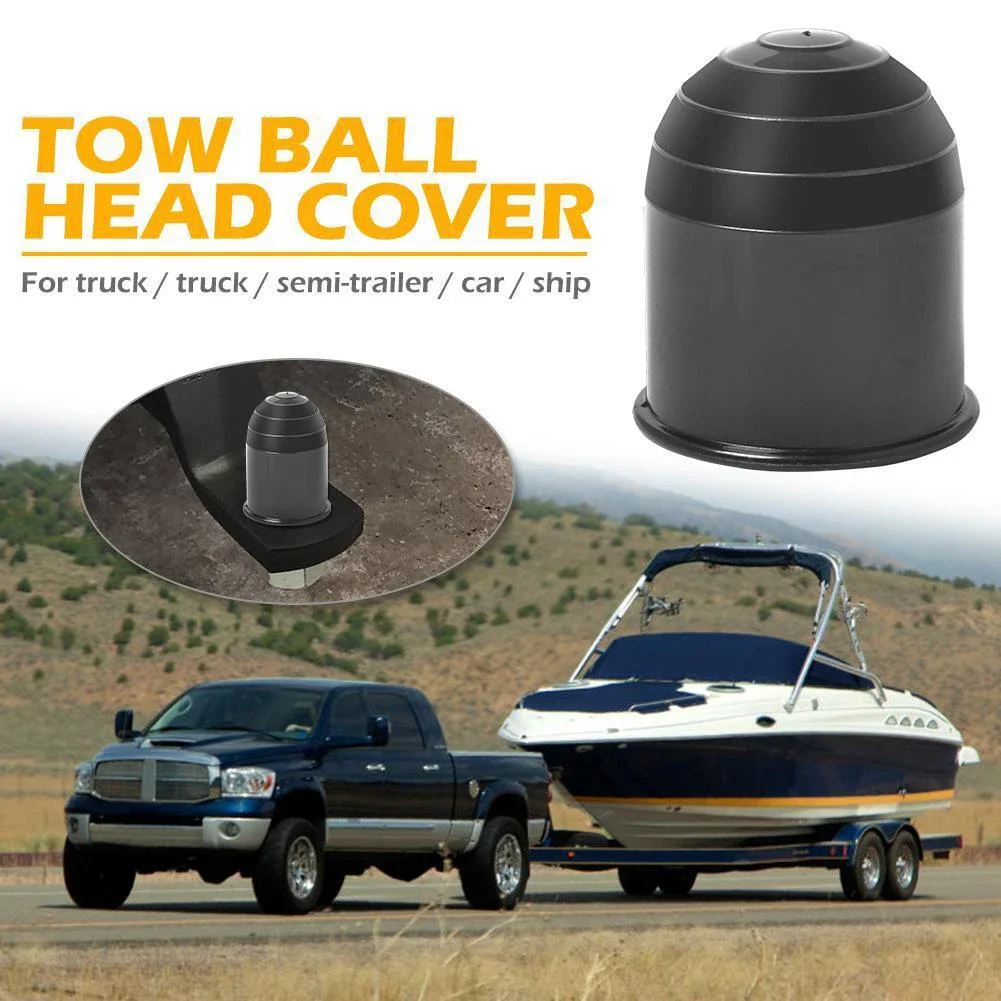 Tow Ball Cover 50mm Car Vehicle Tow Bar Ball Cover Cap Towing Hitch Caravan Trailer Protect With Easy Installation