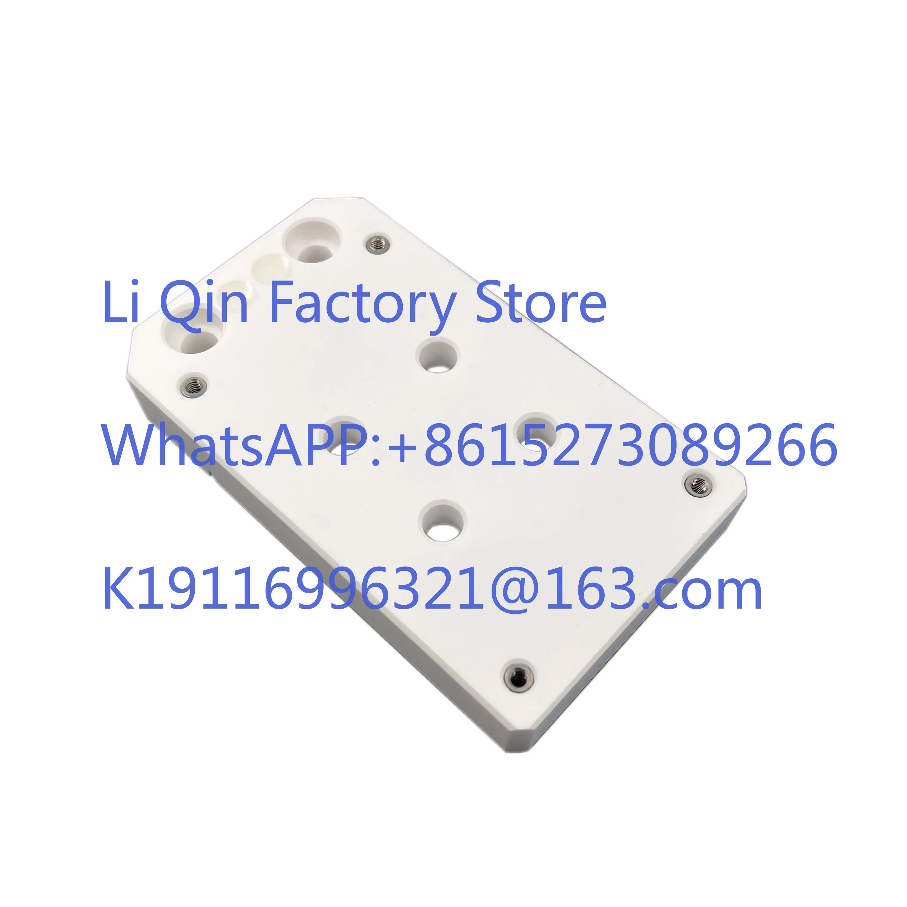 Western machine ceramic insulation plate S304 S305 fixed plate 140 * 80 * 20 upper machine head