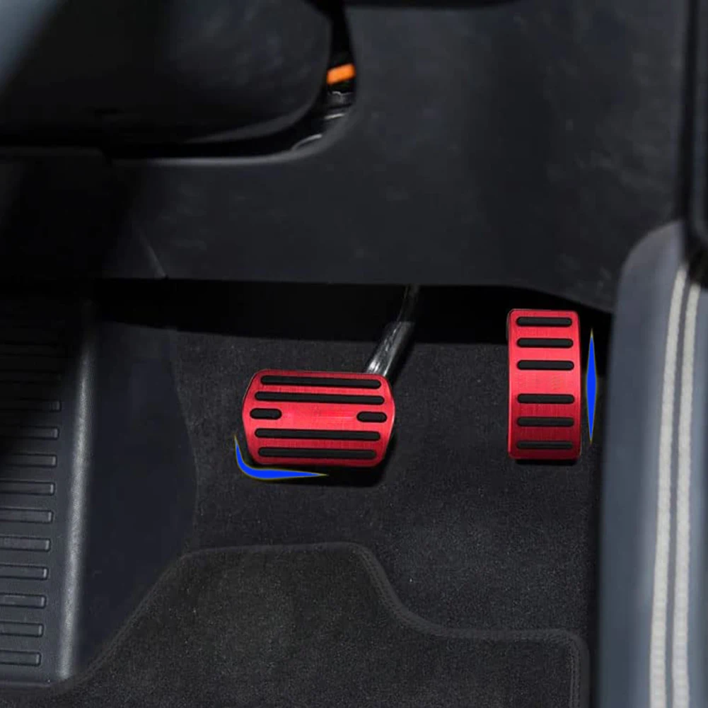 

Автозапчасти для Ford Mustang Mach-e 2015-2021 2022 2023 Нескользящие педали тормоза ускорителя без сверления для салона автомобиля из алюминиевого сплава