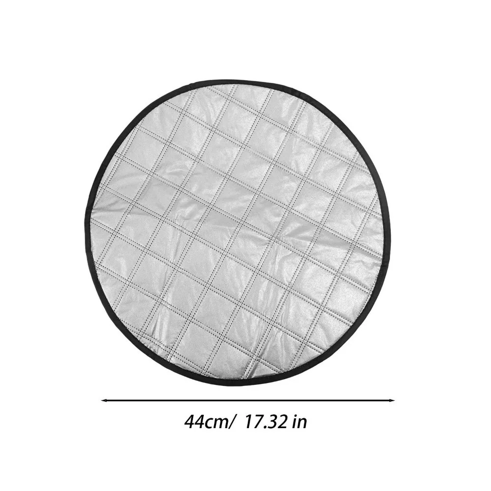 Universal 44CM Car Steering Wheel Cover UV-Blocking Prevent Aging Sun Shade Cover Steering Sun Protection Cover Car Interior