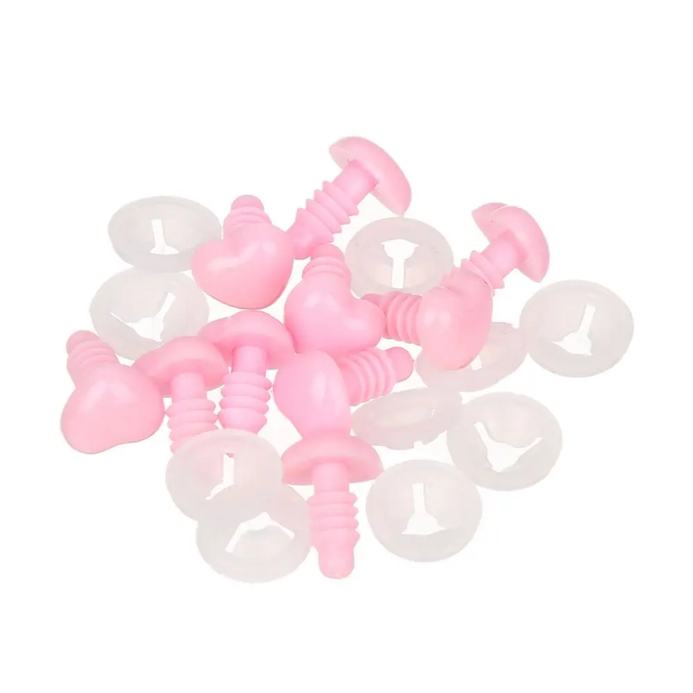 10 stücke/5 paar Rosa/Rot/Schwarz Für BJD Puppe DIY Sicherheit Tier Spielzeug Puppe Machen Handwerk kunststoff Augen Augapfel