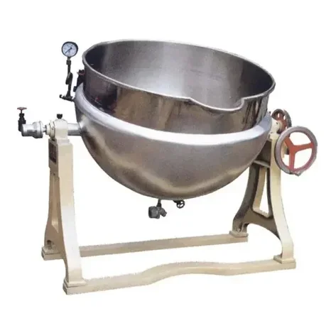 

Automatic stainless steel cooking tilting pot electric heated commercial cooking pots with mixer