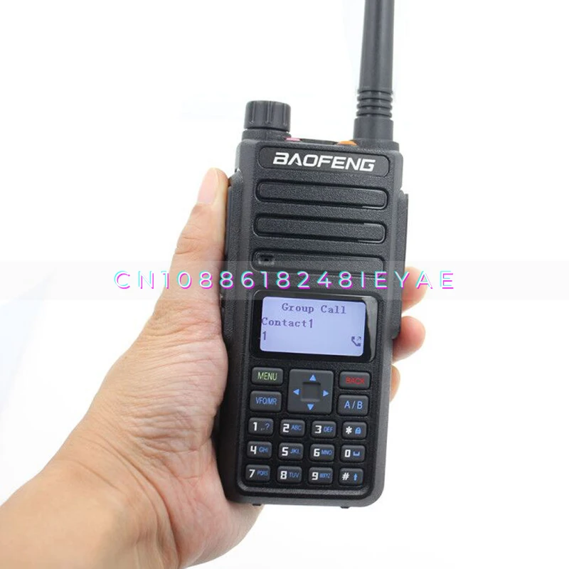 2020 Baofeng DMR DM-1801 Walkie Talkie VHF UHF 136-174 & 400-470MHz Dual Band Dual Time Slot Tier 1&2 Digital Radio DM1801