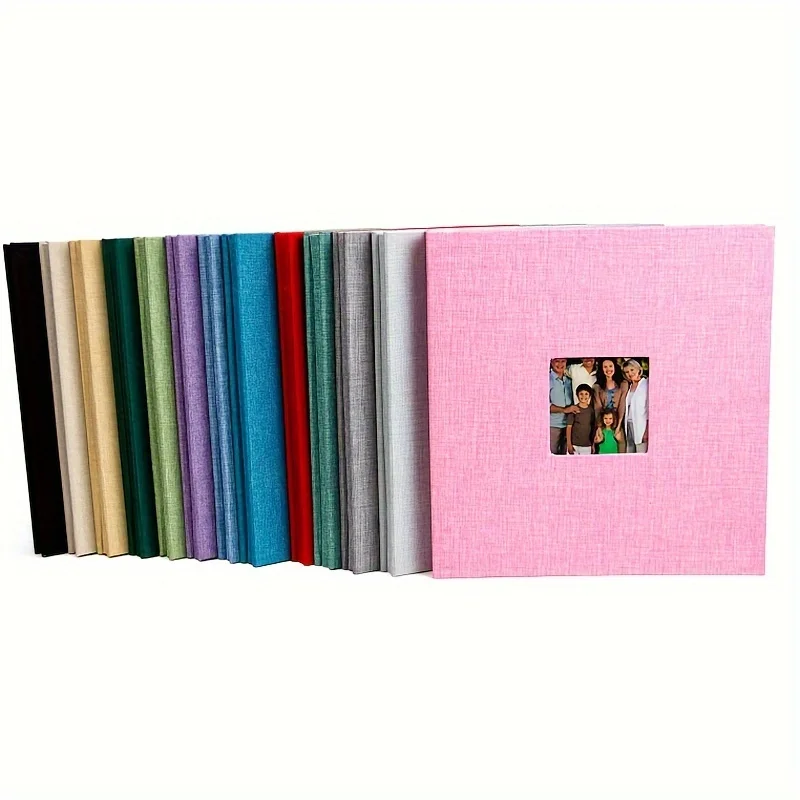 Album Self-adhesive 40 page scrapbook album DIY picture book, family baby and wedding gifts, gift pens and plastic scrapers