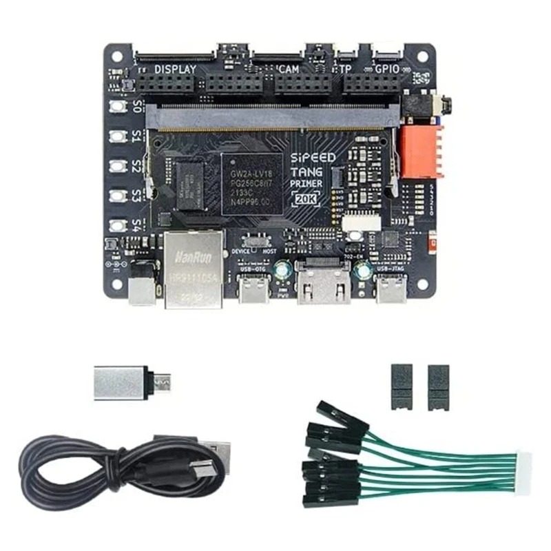 

High-Performance Primer 20K FPGA Development Board with BSRAM Memory and LVDS Onboard- USB-JTAG & UART Ethernet- Dropship