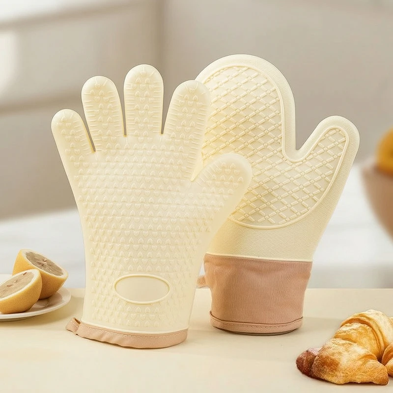 Oven Mitt Silicone - Silicone Oven Mitts - Heat Resistant