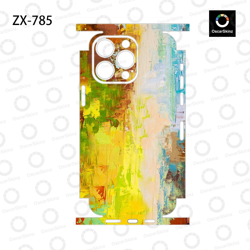 Skin Wrap For iPhone 17 16 Pro Max Sticker 15 14 Plus Back Film 13 12 Mini Protective Decal Side Frame Back Protector