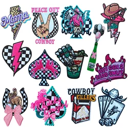 Emblem Clothing Accessories Badge Sticker Embroidered Embroidery Sticker Iron-on Patches
