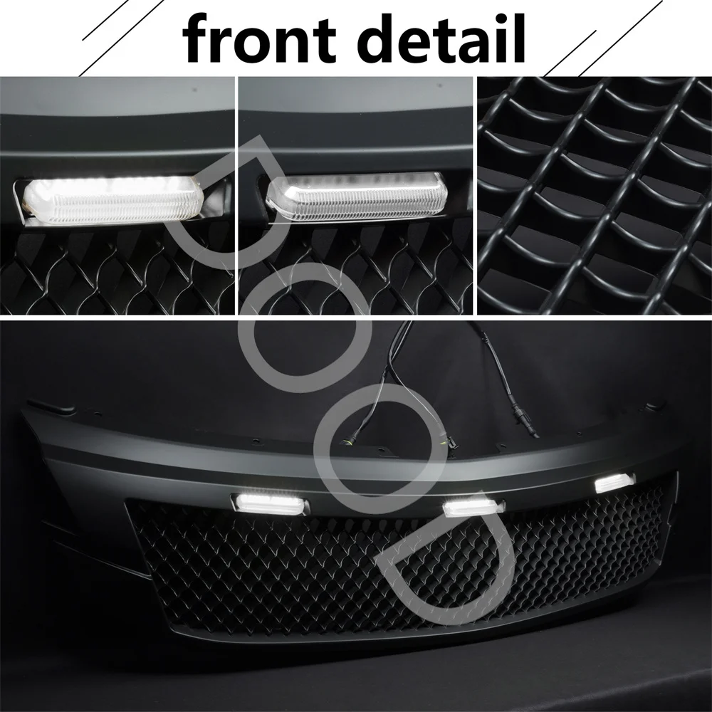 Car Parts Front Racing Grills Fit For Mistubishi Pajero Sports 2016 2017 2018 2019 Abs Grille Grill Auto Accessories