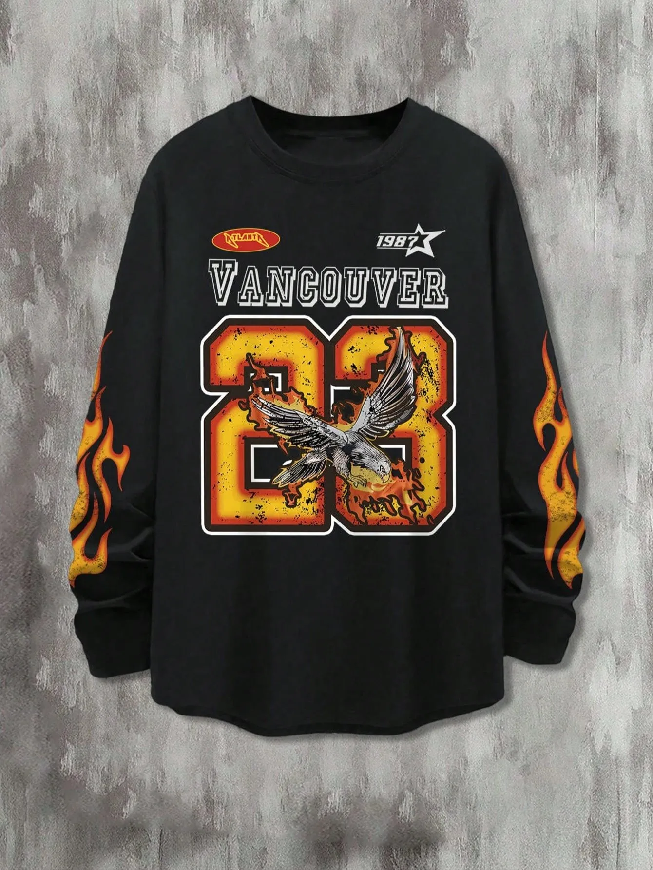 تي شيرت رجالي جديد بأكمام طويلة لربيع وخريف 2025 كاجوال عصري ومريح مع طباعة رقمية ثلاثية الأبعاد #4