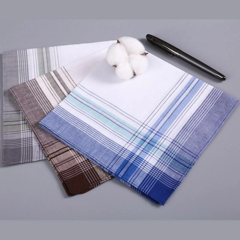 5asd Square Bandanas Tairkerchief Khăn mềm cho người đàn ông trưởng thành lau mồ hôi