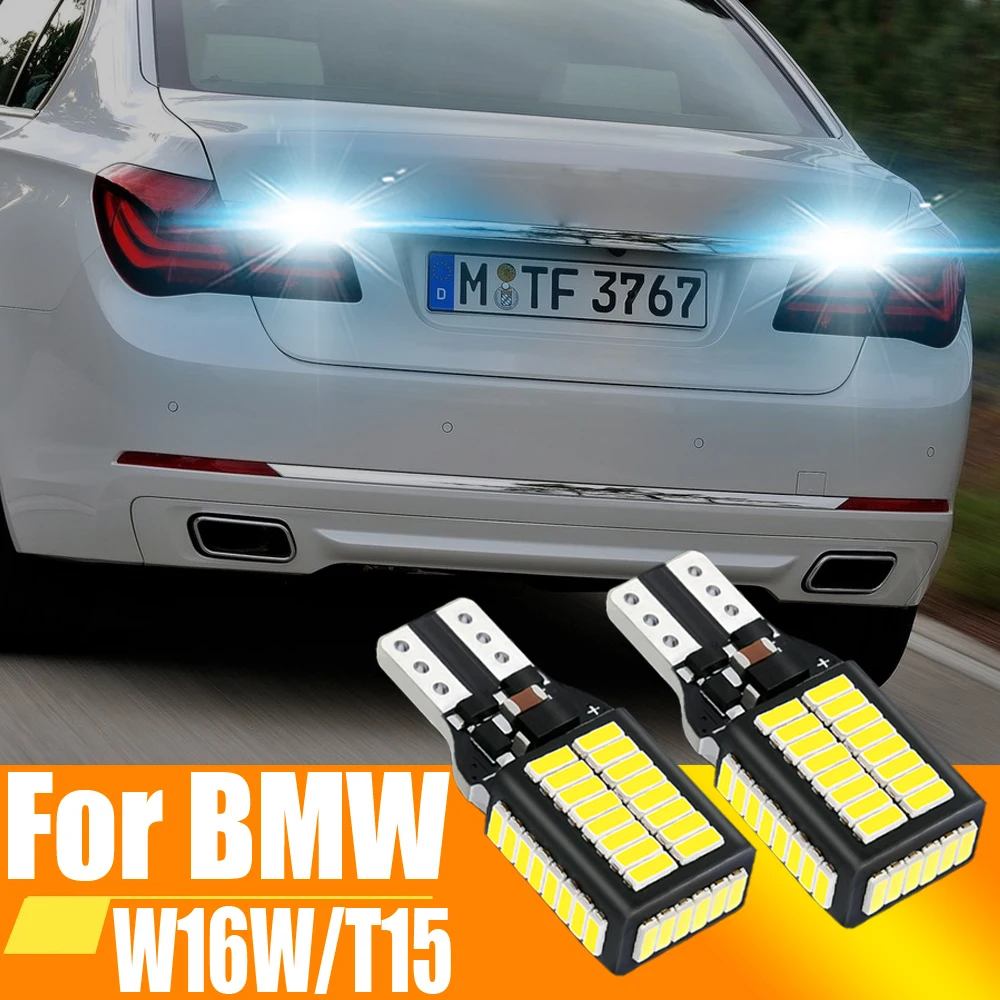 2pcs W16W T15 921 LED Canbus Reverse Light Blub Back Up Lamp For BMW E65 E66 E67 F01 F02 F03 E70 X5 E92 E81 E82 E88 1 3 7 Series