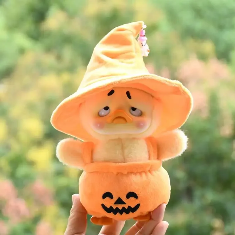 Halloween Pumpkin Clothes For 16cm Upsetduck Doll Clothes Fashion Doll Bat Wing Pumpkin Clothes with Hat Dolls Accessories