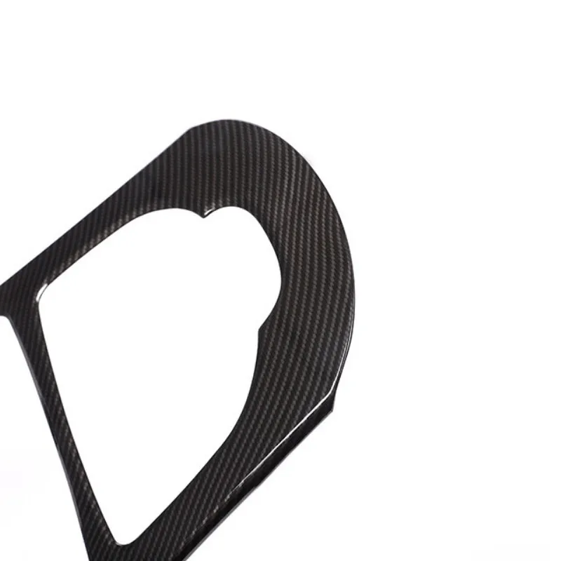 Carbon Fiber Texture For Mercedes Benz E-Class W213 2016 2017 2018 Car Accessories Interior Console Gear Panel Cover Sticker