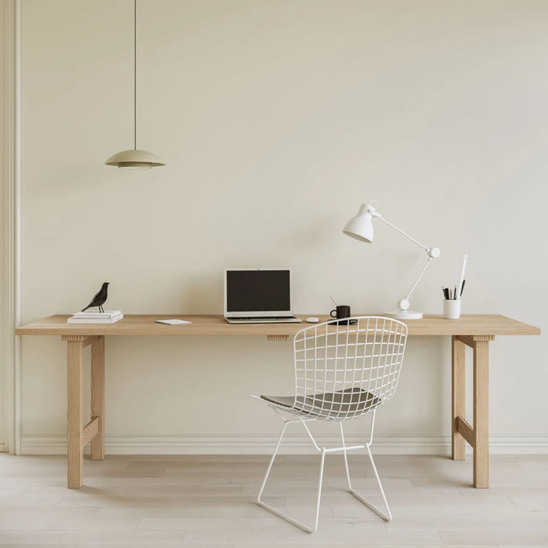 

Solid Wood Desk Student Home Minimalist Office Table Household Study Desk Writing Table Mesa De Trabalho Luxury Furniture