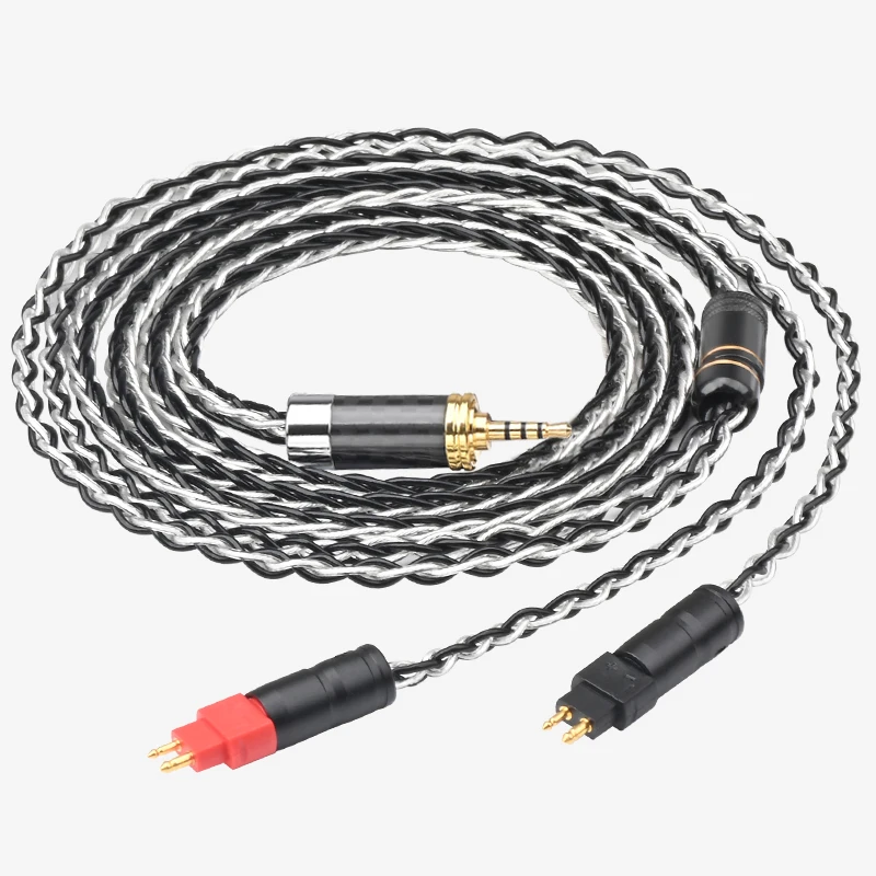 ATAUDIO HD650 Headphone Cable Silver 2M 4