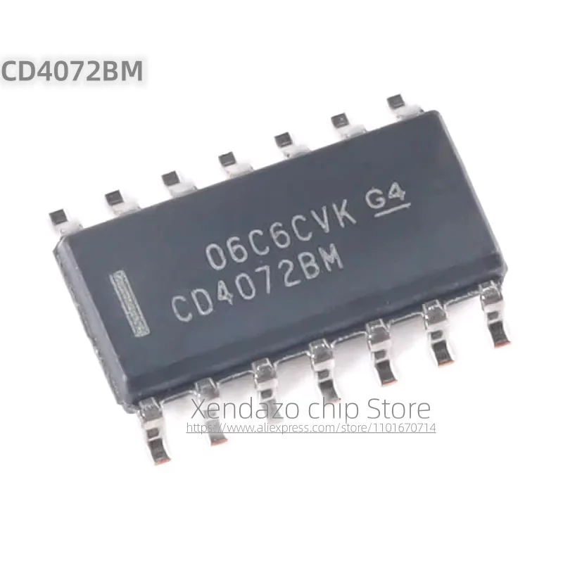 10pcs/lot CD4072BM96 CD4072BM SOP-14 package Original genuine Dual 4-input OR gate logic chip