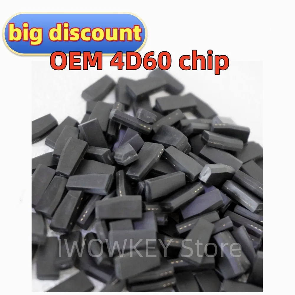 10pcs 4D60 4D 60 AfterMarket Carbon Transponder 40bit 80bit 4D60chip ceramic CHIP Car keys