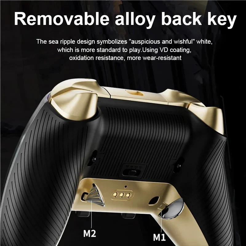 Controlador de juegos inalámbrico Aolion K20 RGB con base de carga efecto Hall Joystick Trigger para Nintendo Switch/PC/NS2/IOS/Android