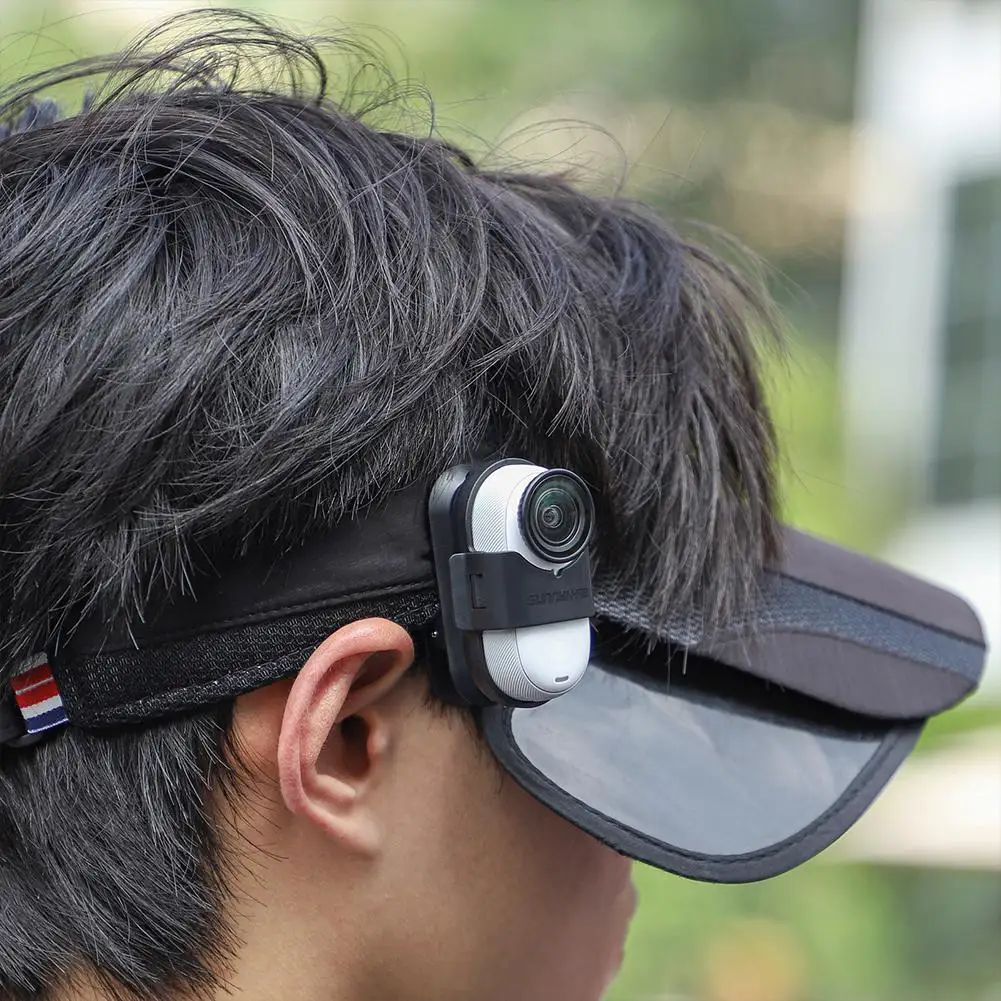 Supporto per clip per zaino per Insta360 Go 3S/Go 3 Anti-Shake Antiscivolo Rotazione a 360° Clip per fotocamera sportiva Accessori per fotocamera