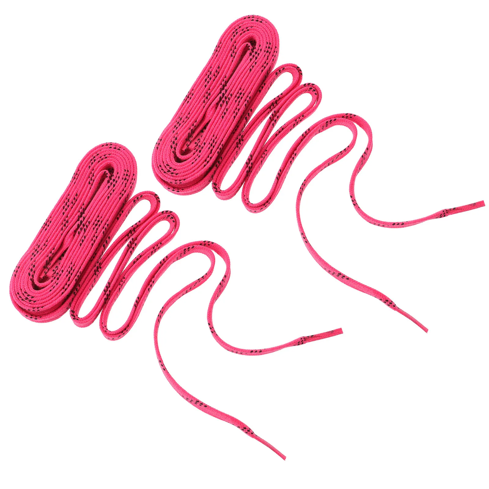 1 زوج مشمع الهوكي سكيت الأربطة شقة مقاومة للاهتراء أربطة الحذاء ل زلاجات دوارة هوكي الجليد أحذية رياضية سلاسل استبدال #1