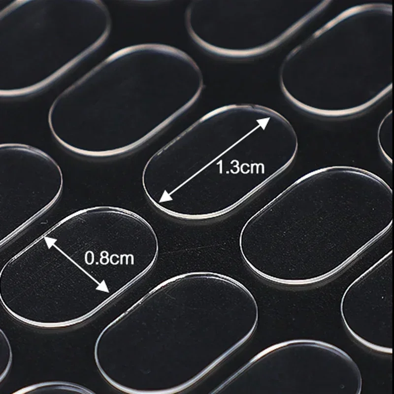 Clear Removable Gel Glue Dots Double Sided Gel Glue Pads  Action Figures Adhesive Mounting Dots Poster Wall Hanging Clear Sticky