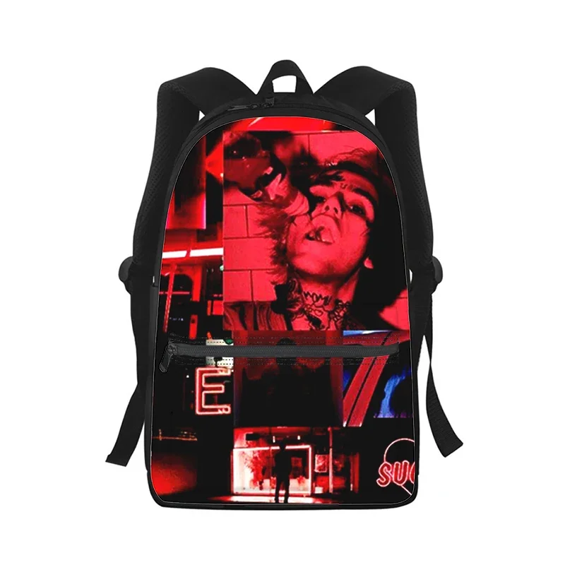 Sac à dos Lil Peep Rared pour hommes et femmes, impression 3D, sac d'école étudiant, sac à dos pour ordinateur portable, sac de voyage pour enfants, mode initiée