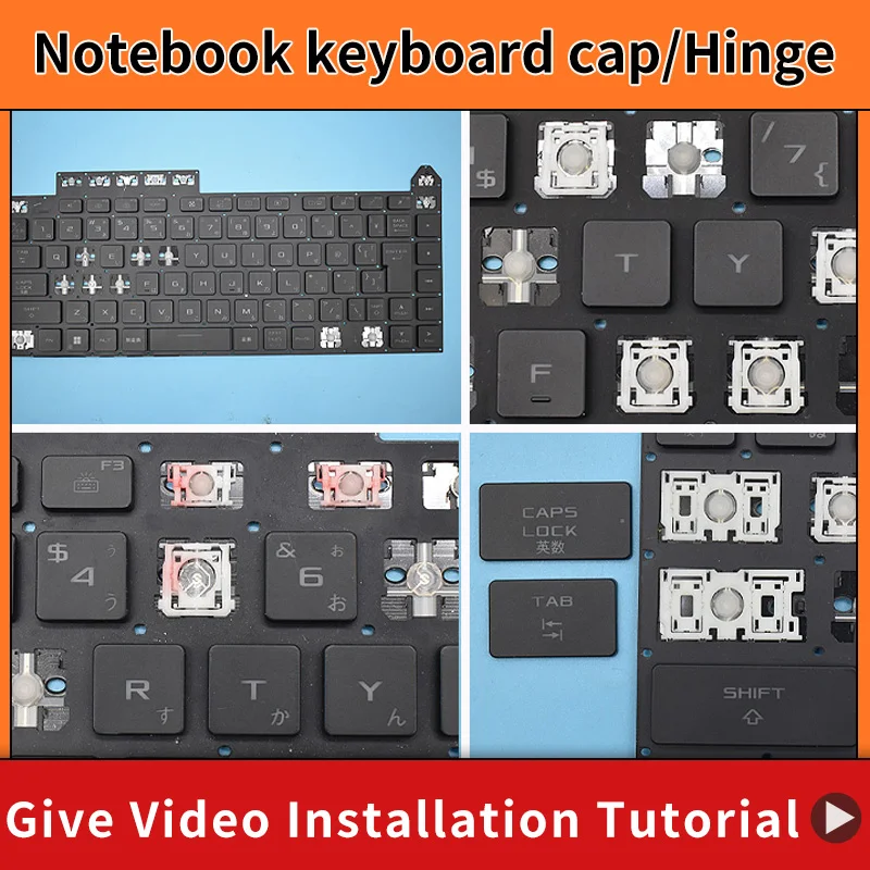 

Replacement Keycap Key For Asus ROG Strix G16 G614 G614J G614JU G614JV G614JZ G634 G634J G634JY Laptop Keyboard KEY & Clips