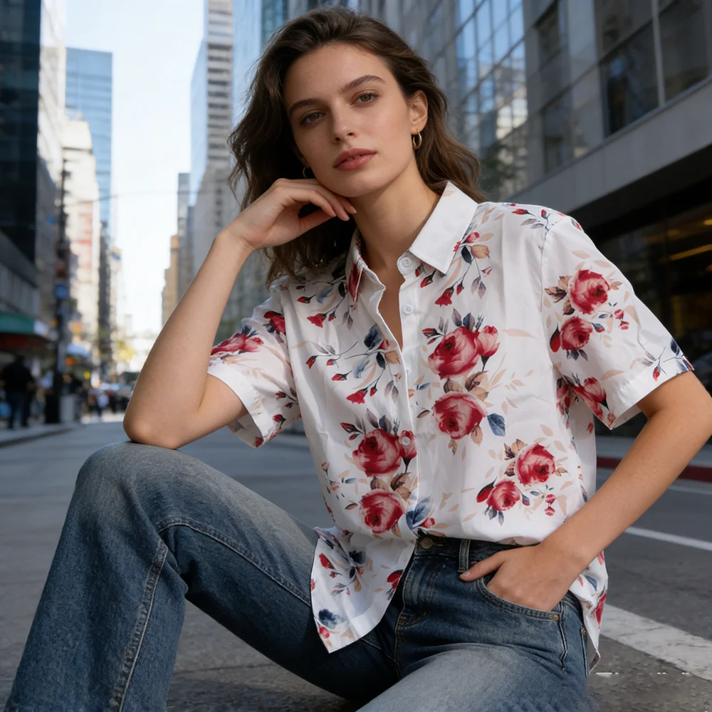 

Women's Trendy Shirt, Urban Casual Fashion Top