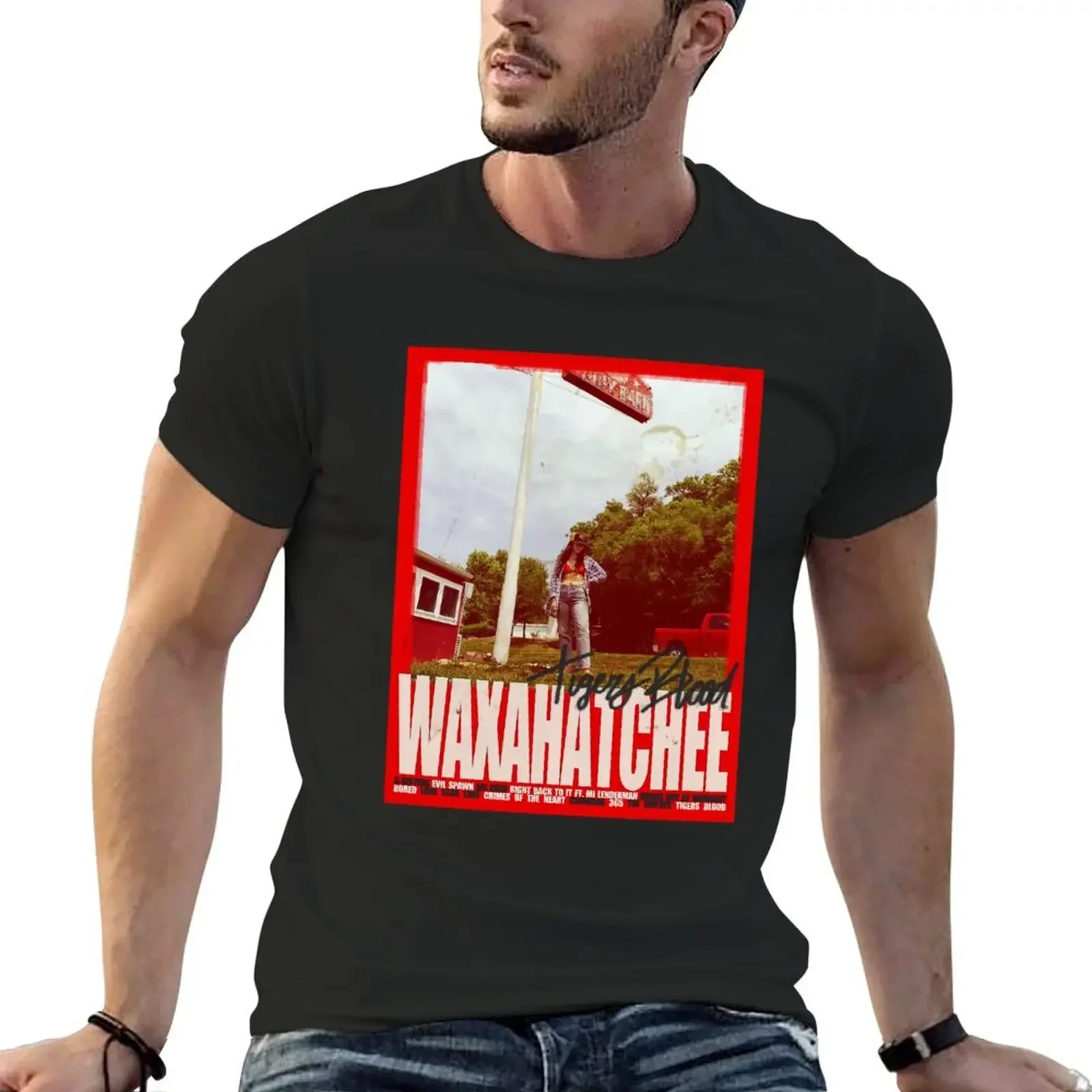 

Waxahatchee Tigers Blood Design T-Shirt summer clothes shirts graphic oversized t shirts for men